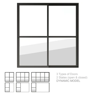 Dynamic Sliding Doors Set 03 — Ver 1