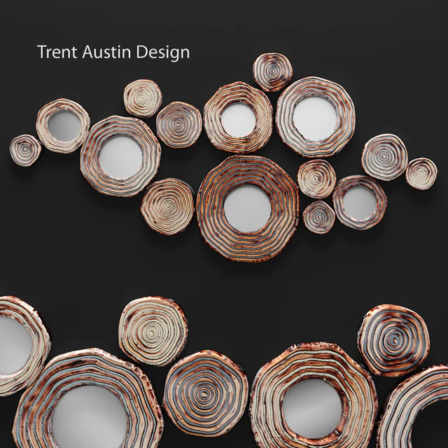 Circle Cluster Wall Decor, медь, патина, медный декор, диск, настенный декор, круглый, арт, картина — Скачать