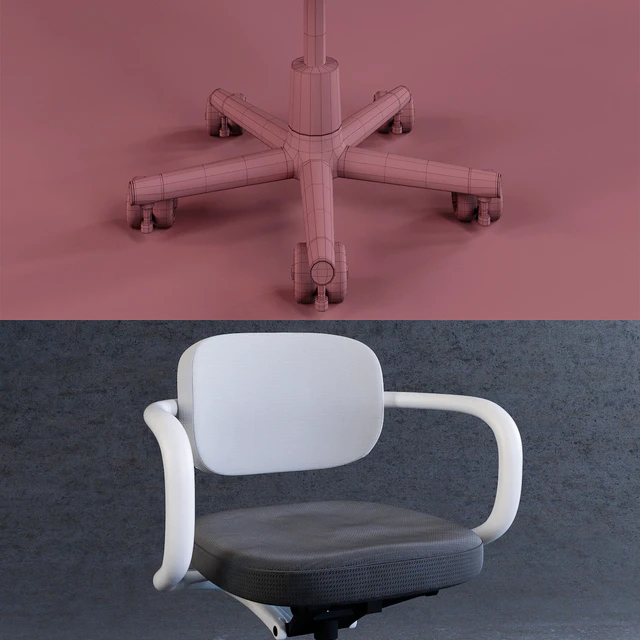 Vitra Allstar chair by Konstantin Grcic (HQ) corona vray — Descargar