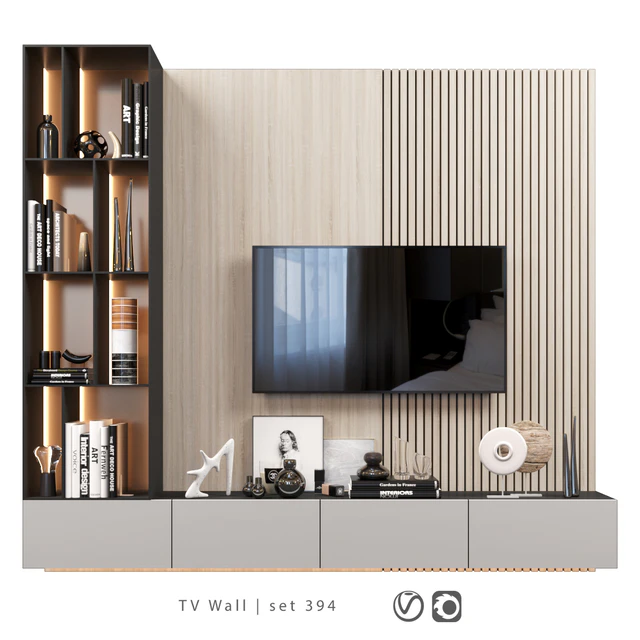 TV Wall | set 394 | ТВ стенка — Скачать