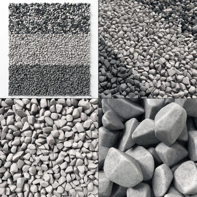 Gravel splinter decor Big kit n1 / Гравий обломочный декоративный — Вид 1