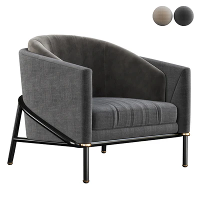 Minotti fil noir armchair — Ver 2