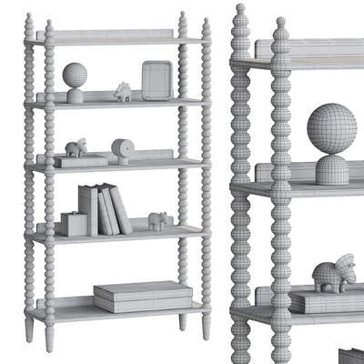 Jenny Lind bookcase CRATE & KIDS — Ver 2