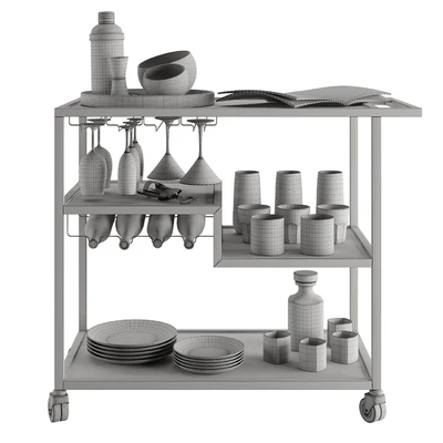 Drink Bar cart set 3 — Вид 2