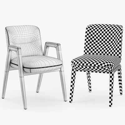 Minotti Lance chair — Ver 2