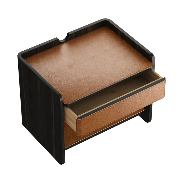 Italian modern minimalist style bedside table — Descargar