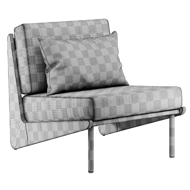 Kinney Teak Lounge Chair by Crate and Barrel — Descargar