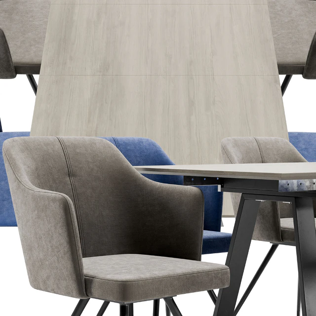 Sling Dining Chair and Detroit Table — Descargar