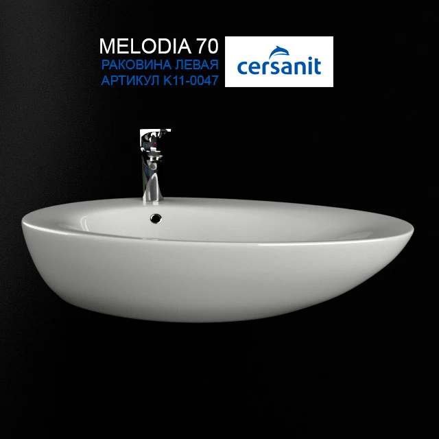 Раковина Сersanit MELODIA 70 — Скачать