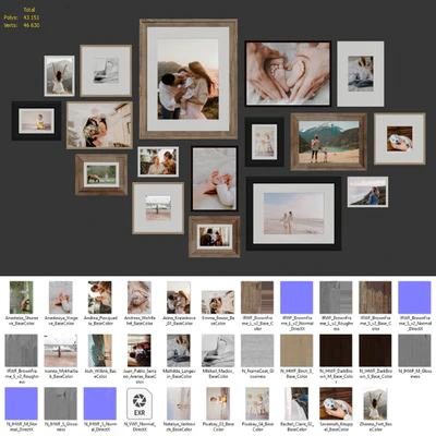 Family photo wall — Ver 3