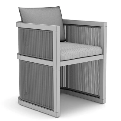RH Outdoor Capri restangular table and chair — Вид 2