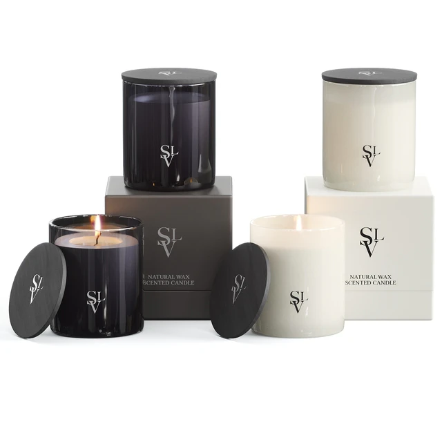 Slettvoll Glass Scented Candle Set — Descargar