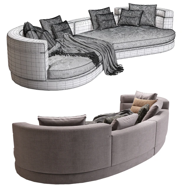 Minotti Alexander sofa — Скачать