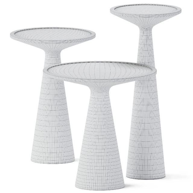Round Coffee Side Table Figura by Draenert — Download