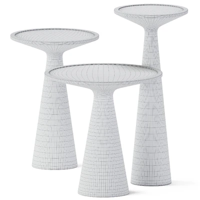 Round Coffee Side Table Figura by Draenert — View 2