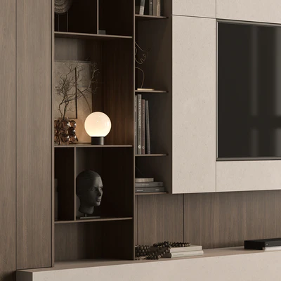 TV Wall Wooden - Set 195 — Вид 2