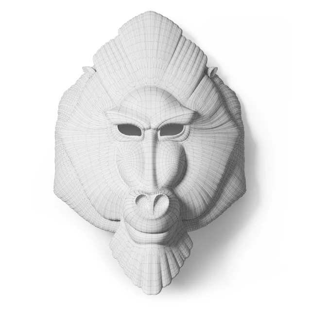 Lladro mandrill mask — Descargar