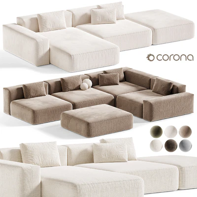 Modular Sofa BON ONE 33, Модульный диван — Вид 1