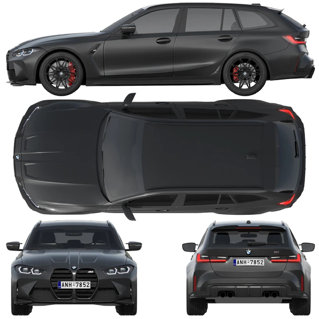 BMW M3 Competition Touring 2022 — Скачать