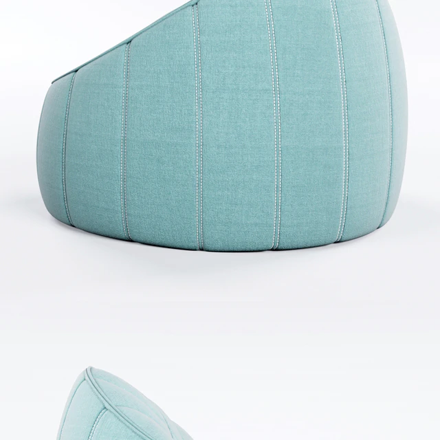 Ligne Roset Ottoman and Footstool — Скачать