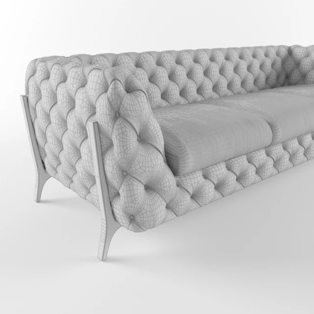 Belle Epoque Chesterfield Tufted Sofa — Descargar