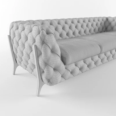 Belle Epoque Chesterfield Tufted Sofa — Ver 2