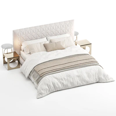 Bed minotti curtis — Ver 2