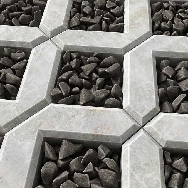 Eco Parking pebble / Эко паркинг с галькой — Скачать