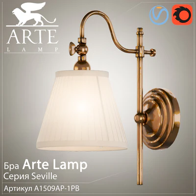 Бра Arte Lamp Seville A1509AP-1PB — Вид 1