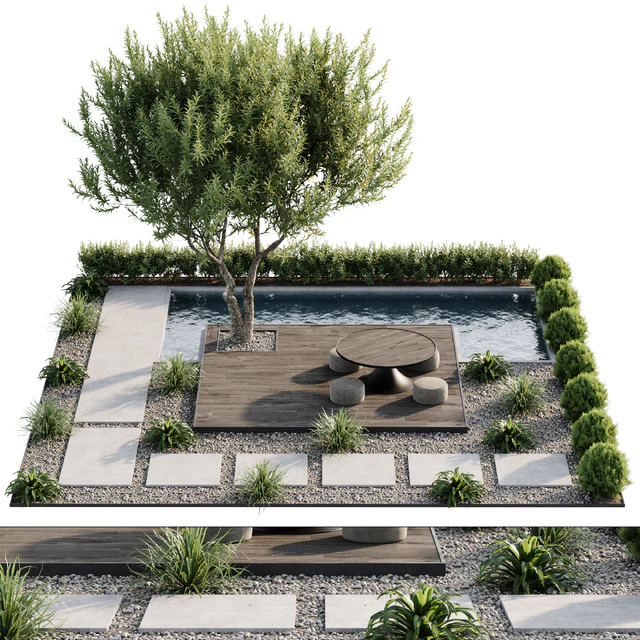 Town Square and Outdoor Plants 6 — Скачать