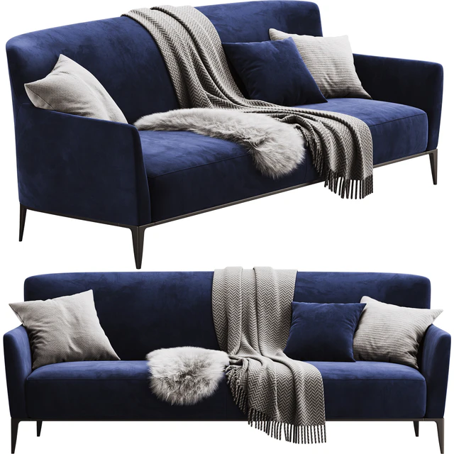 Poliform Gentleman Sofa 220 cm — Скачать