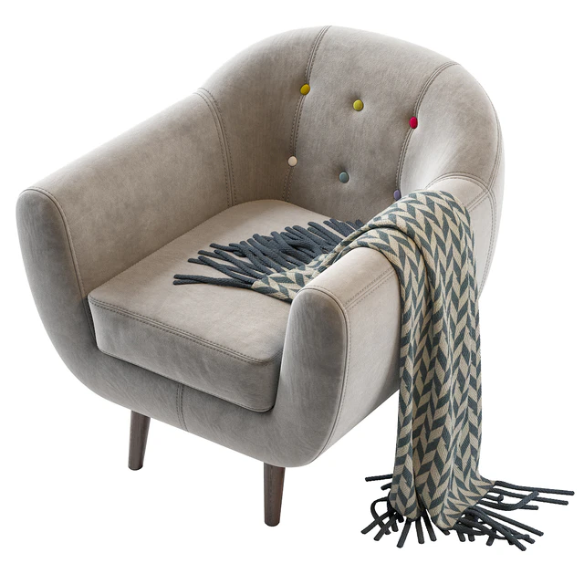 Armchair Rotterdam Tesla Gray — Descargar