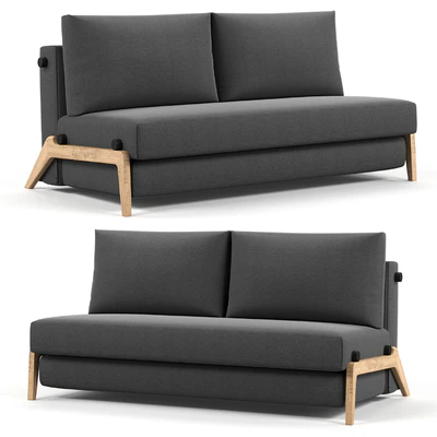Innovation Living ILB 500 160 Sofa Bed Lacquered Oak — Ver 1