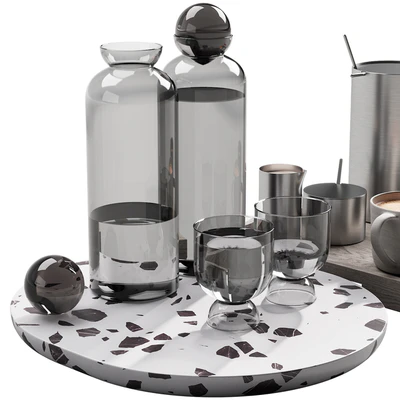 128 eat and drinks decor set 02 coffee and water kit 02 — Вид 2