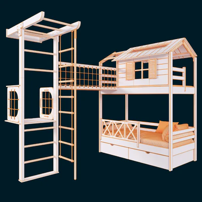 Baby bed and playground — Ver 2