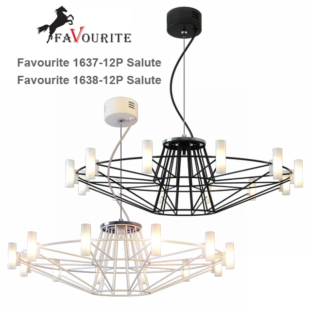 Chandelier Favorite 1638-12P Salute and Favorite 1637-12P Salute — Descargar