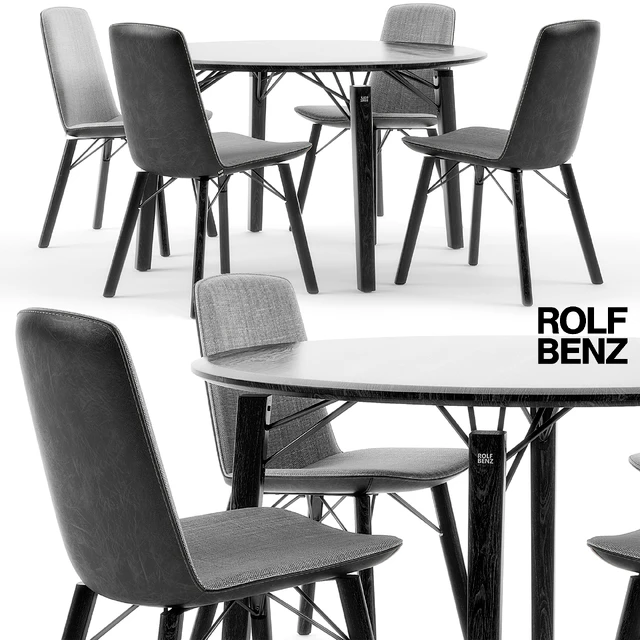 Rolf Benz 616 chair set 01 — Descargar