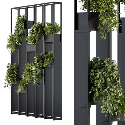 Green Wall - Plants partition 02 — Вид 2