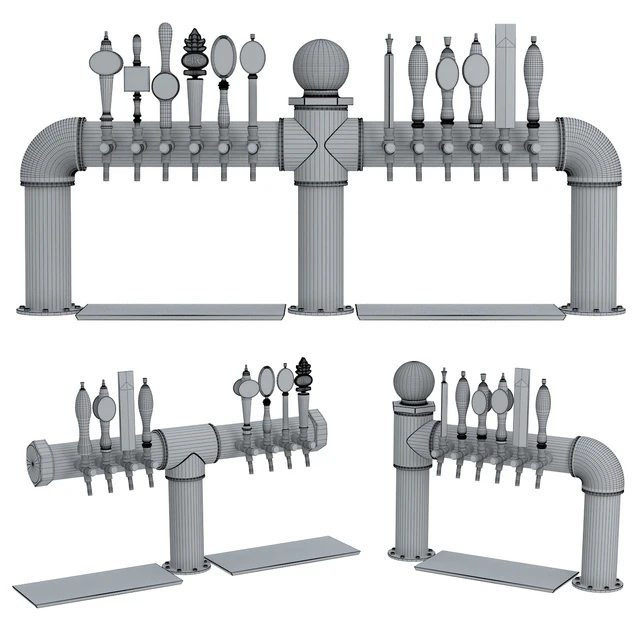 Industrial Pipe Draft Beer Towers 2 — Descargar