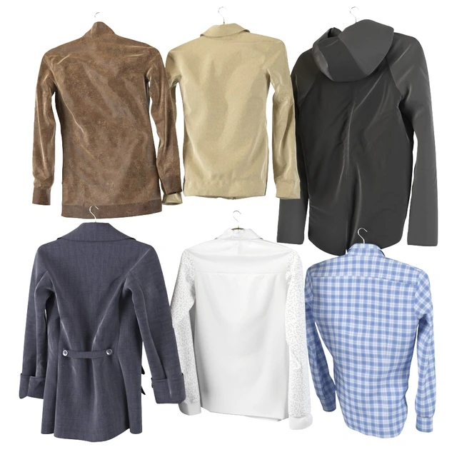 Men's clothing in the wardrobe — Descargar