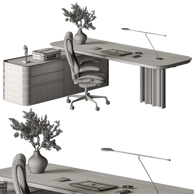 Manager Desk - Office Furniture 668 — Вид 2