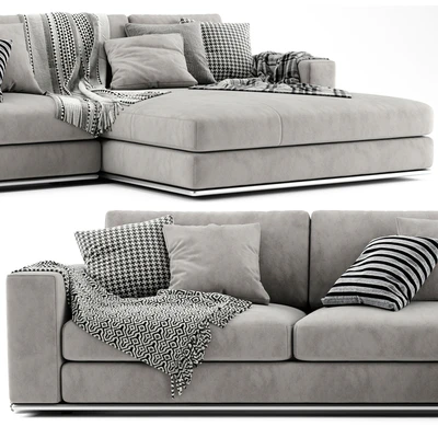 Minotti Hamilton Chaise Longue Sofa — Ver 2