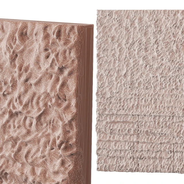 Абстрактное гипсовое панно (Plaster painting) — Скачать