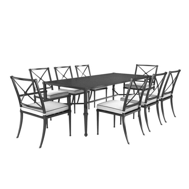 Restoration Hardware Trousdale table and chairs — Скачать