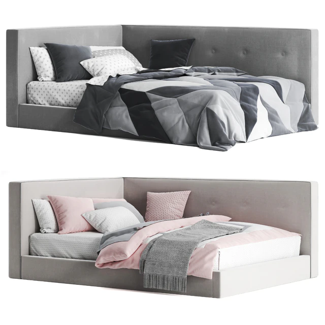 Pottery Barn Cushy Lounge Platform Corner Bed — Descargar
