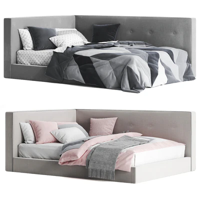 Pottery Barn Cushy Lounge Platform Corner Bed — Ver 1