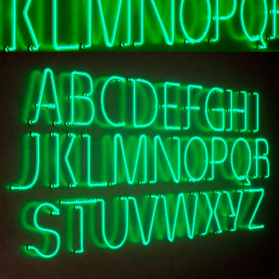 Light modules. Set 25. Neon Alphabet — View 2