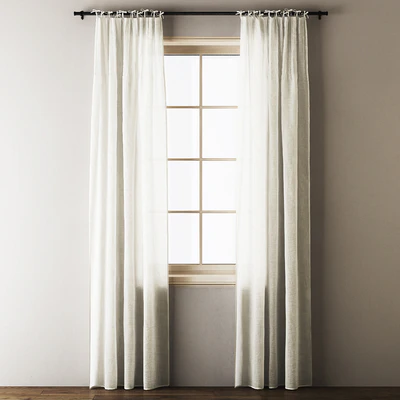Anthropologie Tie-top Linen Curtains — Ver 1