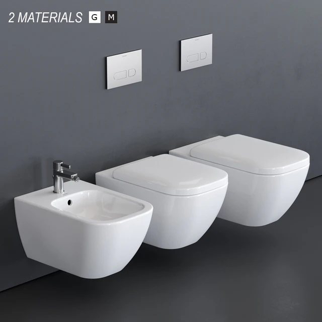 Duravit HAPPY D.2 Wall-hung WC — Descargar