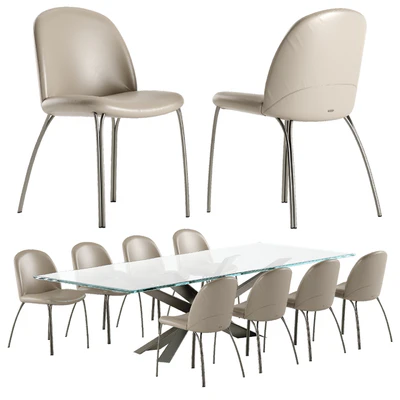 Cattelan Italia Lancer table Holly chair set — Вид 1